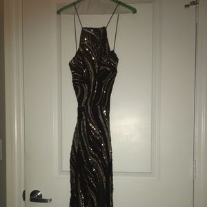 Hot Miami Styles gown with leg split